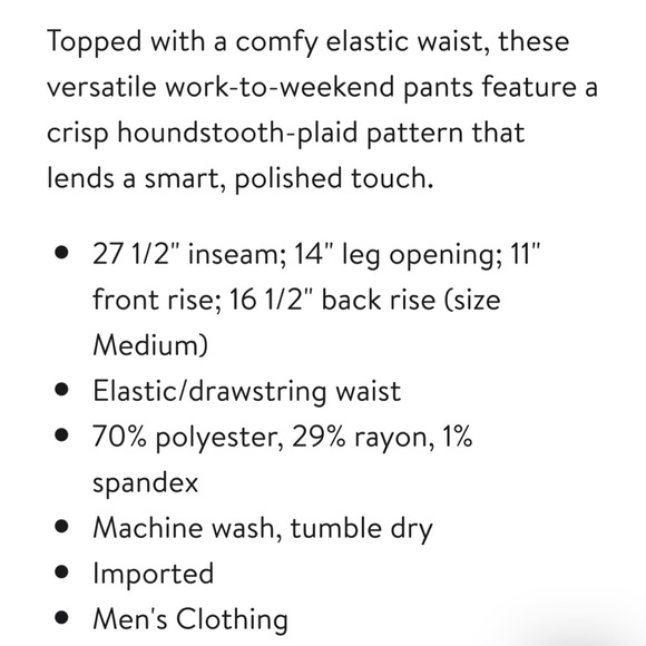 🆕OPEN EDIT - Men’s Elastic Waist Pinstripe Pants 🆕 - Picture 9 of 9